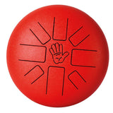 STEEL TONGUE DRUM RED