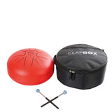 STEEL TONGUE DRUM RED